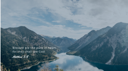 Matthew 5:8 - Bible Desktop Background